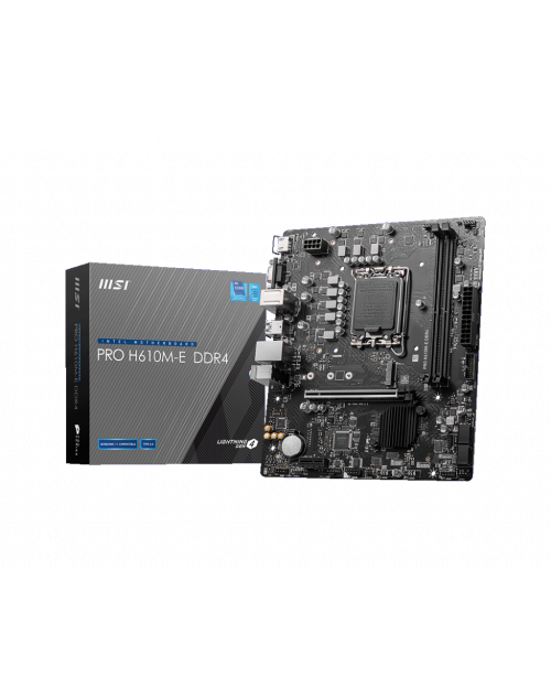 MSI PRO H610M-E DDR4 Motherboard